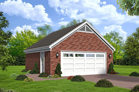 Traditional House Plan - Fern 72429 - Front Exterior