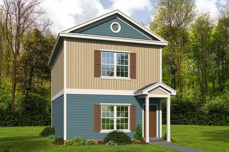 Traditional House Plan - Butler's Gin 72631 - Front Exterior