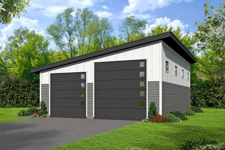 Contemporary House Plan - 72904 - Front Exterior