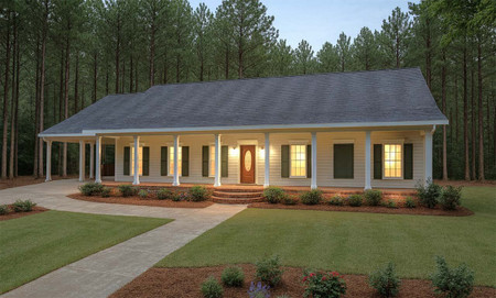 Country House Plan - 73027 - Front Exterior Country House Plan - 73027 - Front Exterior