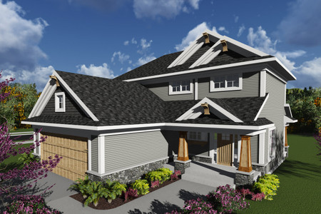 Craftsman House Plan - 73769 - Front Exterior