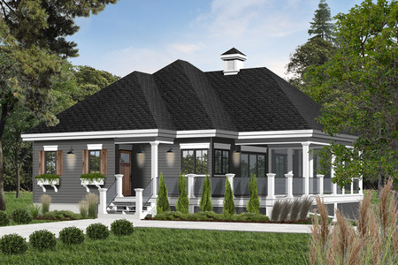 Country House Plan - The Gallagher 74256 - Front Exterior