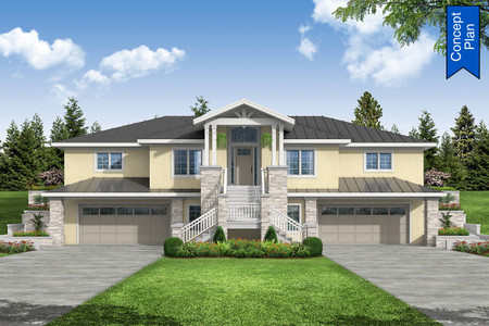 Southwest House Plan - Willakenzie 74882 - Front Exterior