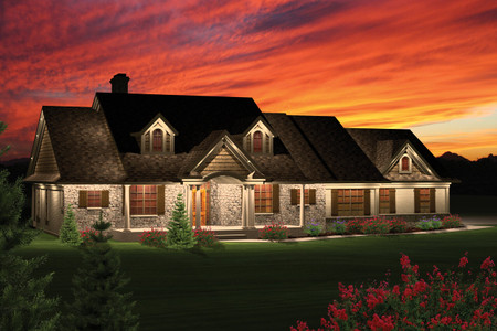 Craftsman House Plan - 75027 - Front Exterior