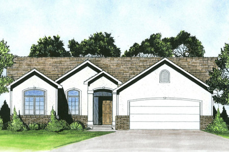 Traditional House Plan - 75897 - Front Exterior