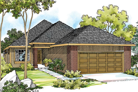 Traditional House Plan - Lorella 76100 - Front Exterior