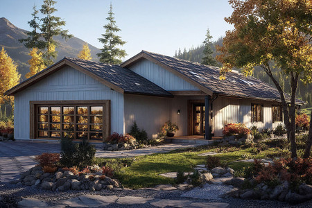 Ranch House Plan - Greer 76470 - Front Exterior Ranch House Plan - Greer 76470 - Front Exterior