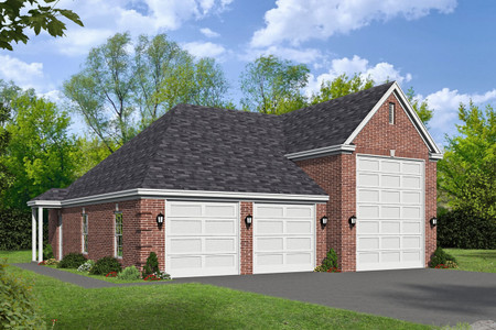 Classic House Plan - Lonoke 76950 - Front Exterior