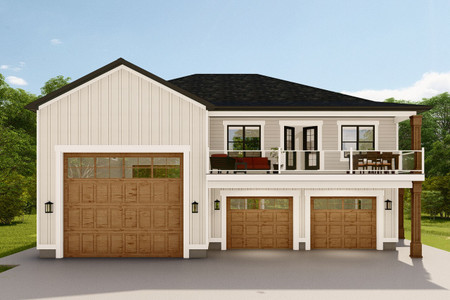 Farmhouse House Plan - Melodie 77129 - Front Exterior