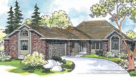 Contemporary House Plan - Norwich 78488 - Front Exterior