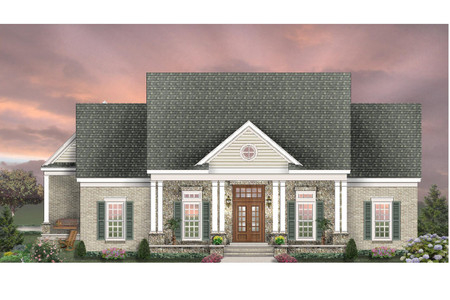 Colonial House Plan - 79592 - Front Exterior