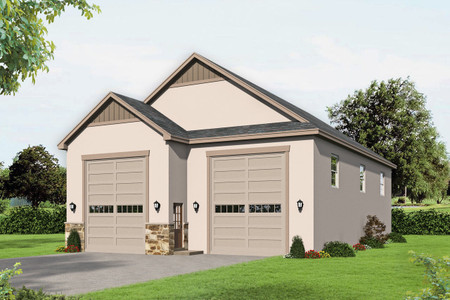 Traditional House Plan - Pheasant Landing 80098 - Front Exterior