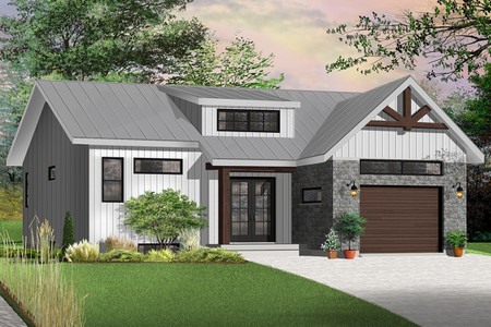 Country House Plan - Urban Valley 2 80235 - Front Exterior
