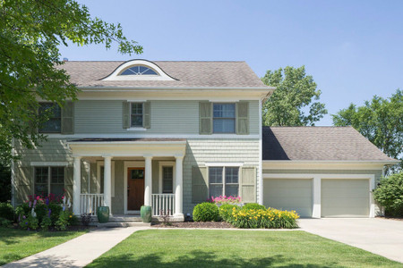 Colonial House Plan - Durham 80774 - Front Exterior