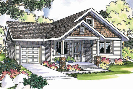 Cottage House Plan - Danville 81736 - Front Exterior