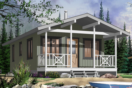 Cottage House Plan - Kingfisher 83357 - Front Exterior