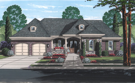 European House Plan - Camwell 83355 - Front Exterior