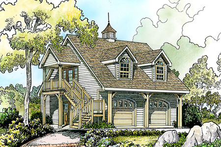 Cottage House Plan - Windcrest 83377 - Front Exterior