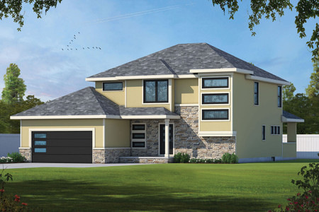 Contemporary House Plan - Cherry Park 83596 - Front Exterior