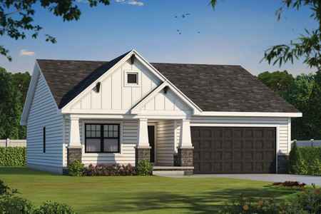 Farmhouse House Plan - Giles Farm 83785 - Front Exterior