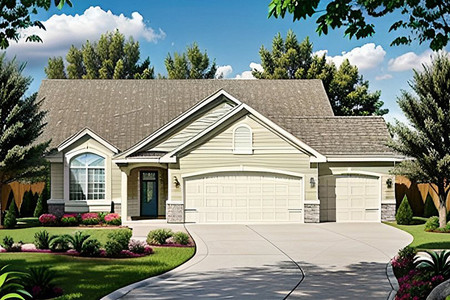 Traditional House Plan - 83855 - Front Exterior