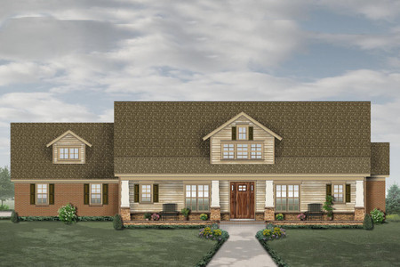 Ranch House Plan - 84510 - Front Exterior