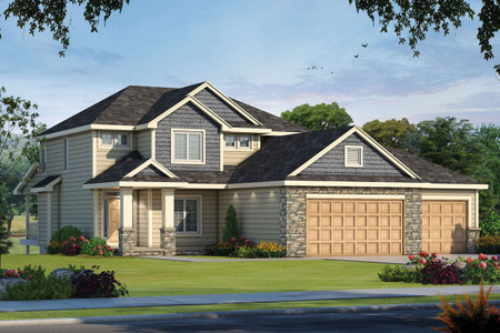 Craftsman House Plan - Steele Magnolia 84895 - Front Exterior