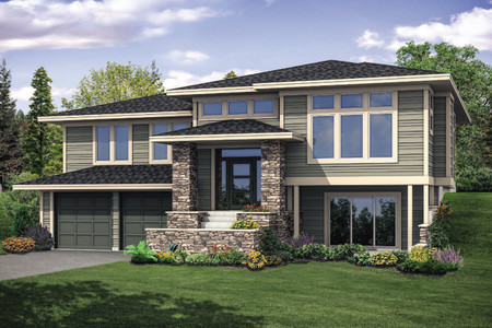 Prairie House Plan - Alpenglow 85756 - Front Exterior