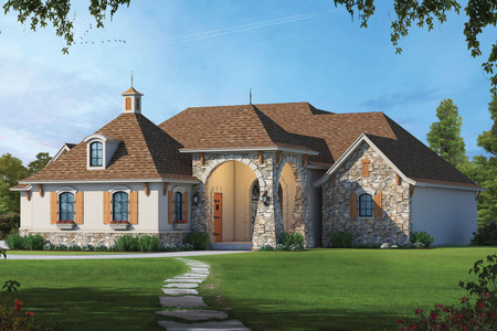 European House Plan - Ashwood Glenn 86001 - Front Exterior