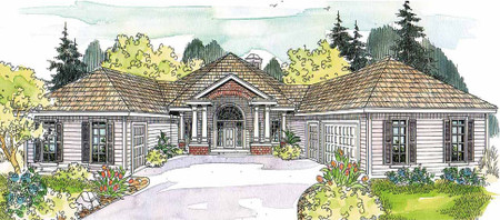 Southern House Plan - Myersdale 87108 - Front Exterior