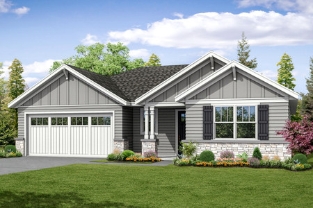 Ranch House Plan - Flagstone 87225 - Front Exterior