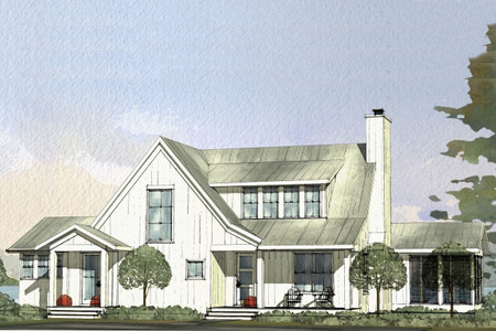 Farmhouse House Plan - Backwater 87319 - Front Exterior