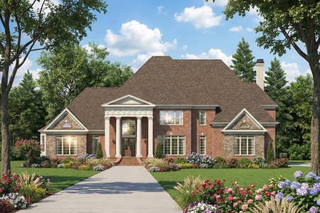 European House Plan - 88445 - Front Exterior