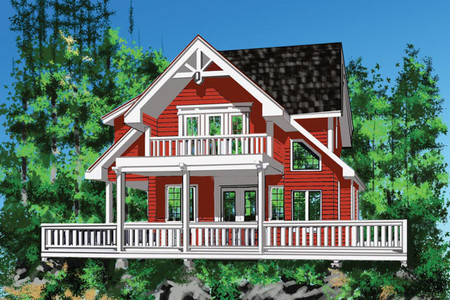 Craftsman House Plan - 88815 - Front Exterior