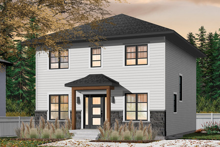 Saltbox House Plan - Clancy 2 91061 - Front Exterior
