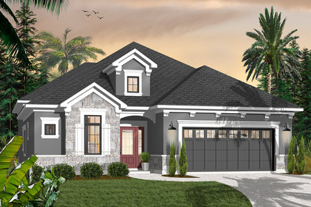Country House Plan - Lambert 91829 - Front Exterior