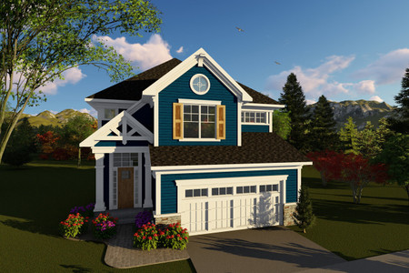 Traditional House Plan - 92817 - Front Exterior