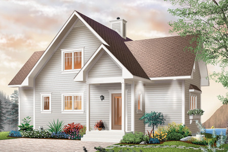 Cottage House Plan - Vistas 93211 - Front Exterior