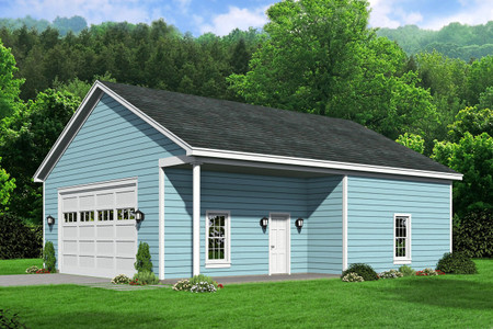 Traditional House Plan - 93545 - Front Exterior