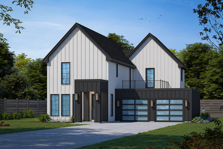 Modern House Plan - Tilson Ridge 93841 - Front Exterior