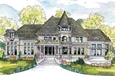 Victorian House Plan - Canterbury 96400 - Front Exterior
