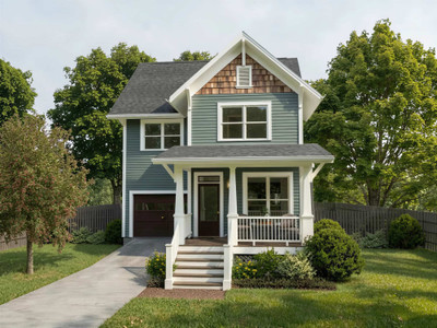 Farmhouse House Plan - 97460 - Front Exterior