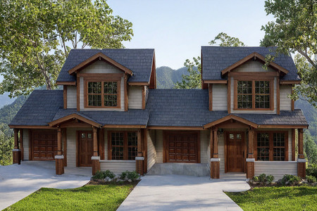 Craftsman House Plan - Cranbrook 97797 - Front Exterior