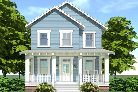 Cottage House Plan - Bluegrass 98075 - Front Exterior