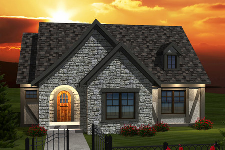 Craftsman House Plan - 98308 - Front Exterior