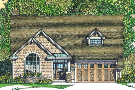Craftsman House Plan - 98957 - Front Exterior