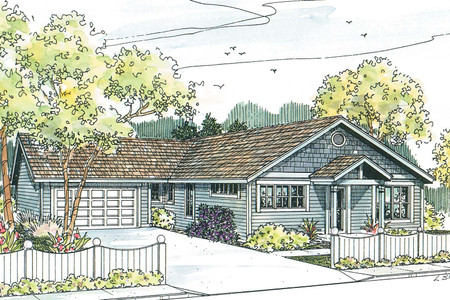 Craftsman House Plan - Evelyn 99750 - Front Exterior