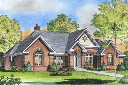 Colonial House Plan - 99910 - Front Exterior