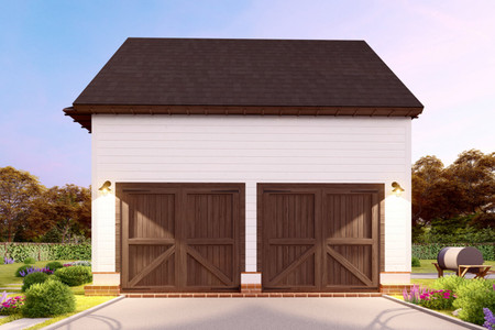 Farmhouse House Plan - Mark Harbor A 73726 - Front Exterior