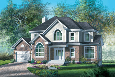 Traditional House Plan - 98248 - Front Exterior